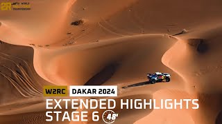 Extended Highlights  Stage 6 pt1  Dakar 2024  W2RC [upl. by Duer291]