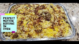 Perfect Mutton Biryani in Oven by Spicy Kitchen [upl. by Berkley]