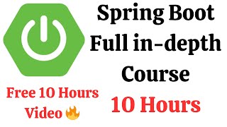 Spring Boot Full Course  Learn Spring Boot in 10 Hours RameshFadatare [upl. by Eversole]