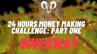 24 Hour Money Making Challenge In Old School Runescape  Part One  With A Giveaway [upl. by Estus]