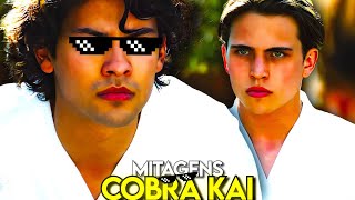 AS MITAGENS EM COBRA KAI 6 TEMPORADA Melhores Momentos  NoirZ [upl. by Wilden571]