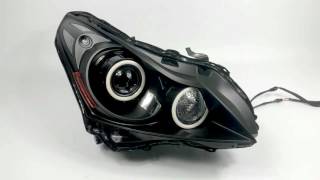 Custom Infiniti G37 Headlights  Black Out  Diode Dynamics Halos [upl. by Randal116]