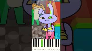 I wanna be your slave song the amazing digital circus wolfdolphin  Piano Tutorial [upl. by Luing]