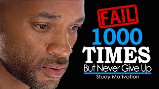 FAIL YOUR WAY TO SUCCESS  Motivational Video on Never Giving Up [upl. by Krug]