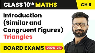 Introduction Similar and Congruent Figures  Triangles  Class 10 Maths Chapter 6  CBSE 202425 [upl. by Jackie]