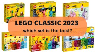 LEGO CLASSIC 2023 Review and Comparison Lego 11027 11028 11029 11030 11031 11033 ideas [upl. by Renny]