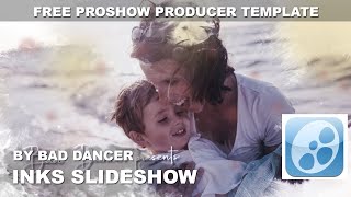 Free ProShow Producer Template Inks Slideshow ID 28012023 [upl. by Raney]