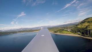 Cirrus SR22T G6 Landing at Oban Scotland EGEO [upl. by Amorete]