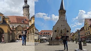 Weikersheim Marktplatz Schloß Schlossgarten Marktplatz und Stadtpark Kirchen erkundet Justus König [upl. by Luciana]