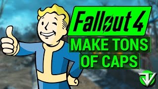 FALLOUT 4 How To Make A TON OF CAPS in Fallout 4 3000 Caps Per Hour Using Purifiers [upl. by Lyreb]