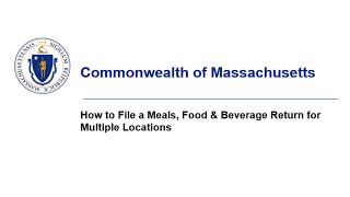 How to Register for Meals Food amp Beverage Tax [upl. by O'Doneven]