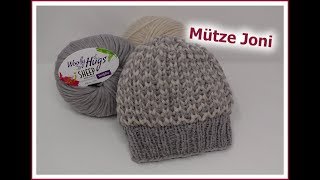 Mütze JONI  Einfach im Patentmuster gestrickt  Woolly Hugs SHEEP [upl. by Hoeve]