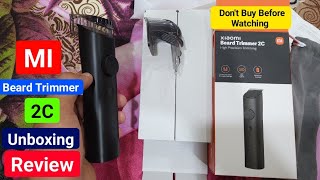 mi beard trimmer 2c unboxing and review  mi trimmer under 1000  mi by xiaomi beard 2c trimmer 90m [upl. by Onitnatsnoc]