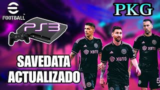 Nuevo SAVEDATA ACTUALIZADO en PKG Potato Patch V13 eFootball 24 Playstation 3  Blus y Bles [upl. by Whitehouse754]