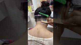 Nape area hair removing  baby hair removing  Brazilian wax  results 😱😱 [upl. by Tildie898]