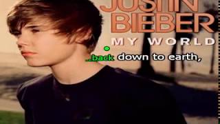 Down to Earth  Justin Bieber Karaoke [upl. by Eimma]