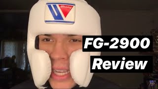 WINNING FG2900 BOXING HEADGEAR REVIEW [upl. by Yanel]