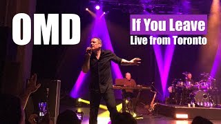 OMD If You Leave  Live  Toronto 2018 [upl. by Llesram]