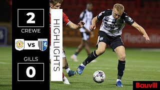 HIGHLIGHTS  Crewe Alexandra 2 Gillingham 0 [upl. by Yerfej]