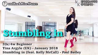 Stumbling In Line DanceBeginner  Demo [upl. by Joya]