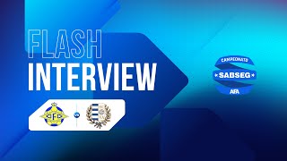 FLASH INTERVIEW  CANEDO FC vs SC VISTA ALEGRE J2 [upl. by Idalina]