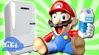 SMG4 Mario Goes to the Fridge to Get a Glass Of Milk [upl. by Nosliw844]