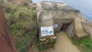 Sentier de la Varde  Fortification 1694  1943 Memorial to Squadron 433 St Malo  France [upl. by Ocker]