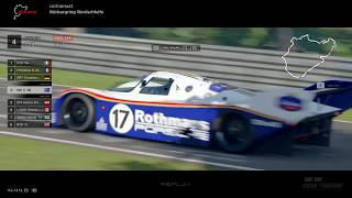 GT SPORT Porsche 962 C  Nurburgring Nordschleife [upl. by Irolav]