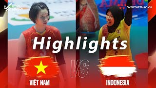 Highlights  TRẬN CHUNG KẾT VIỆT NAM vs INDONESIA  Giải bóng chuyền nữ AVC Challenge Cup 2023 [upl. by Jamesy]