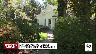 People divided over possible apartments replacing a historic Kaysville home [upl. by Onifur]