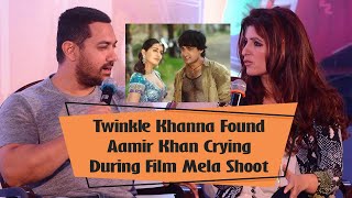 Twinkle Khanna Found Aamir Khan Crying During Film Mela Shoot  Twinkle Khanna And Aamir Khan Film [upl. by Annairb]