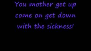 Disturbed  down with the sickness lyrics [upl. by Allegra915]