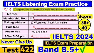 IELTS Listening Practice Test 2024 with Answers Real Exam  422 [upl. by Ahsimit81]