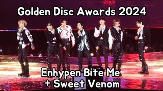 Golden Disc Awards 2024 GDA Jakarta Enhypen Bite Me Sweet Venom Jungwon Sunghoon Jake Sunwoo Niki [upl. by Cartie]