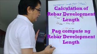 Calculation of Rebar Development Length Ano ang tinatawag na quotDevelopment Lengthquot Tagalog Tutorial [upl. by Shamus]