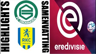 RKC Waalwijk 12 FC Groningen Samenvatting  Highlights  Eredivisie 20242025 [upl. by Liebowitz967]