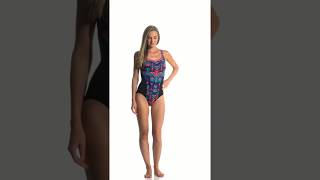 Funkita Womens Midnight Marble Locked In Lucy One Piece Swimsuit  SwimOutletcom [upl. by Odraude]