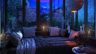 Go to Sleep w Rain Falling on Window  Relaxing Gentle Rain Sounds for Sleeping Problems Insomnia [upl. by Merv115]