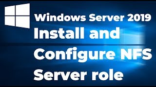 25 Installing and Configuring NFS on Windows Server 2012 R2 [upl. by Mullac245]