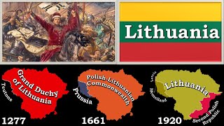 History of Lithuania since 1236  Every Year [upl. by Cirdes]