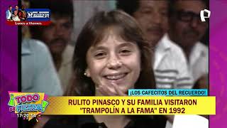 La vez que Rulito Pinasco y su familia visitaron Trampolín a la Fama en 1992 [upl. by Aehsila]