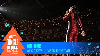 Alicia Keys  No One Live at Capitals Jingle Bell Ball 2023 Night Two  Capital [upl. by Crin]