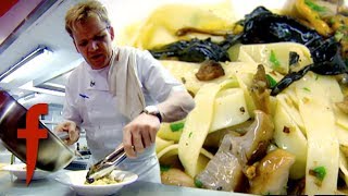 Gordon Ramsay Shows How To Make Fresh Pasta for Tagliatelle and Wild Mushrooms  The F Word [upl. by Aaron]