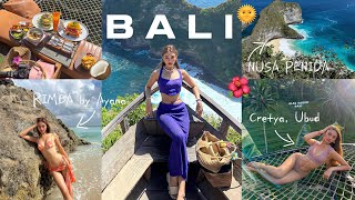 BALI VLOG 5day itinerary Cretya Ubud Nusa Penida Birthday at Dior Riviera Ayana 🌺🥥🌞 [upl. by Eyma838]