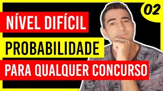 Probabilidade  Nível Difícil  Matemática [upl. by Acisseg]