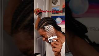 Why do braids itch so much afro curls curlyhair hairstyles braids afrohairstyles blackhair [upl. by Halak542]