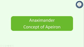 Anaximanders Concept of Apeiron [upl. by Viafore329]