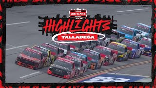 Green flag is out for Truck Series Playoff race at Talladega  NASCAR [upl. by Ardussi]