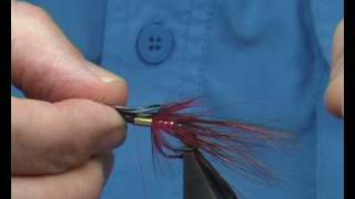 Tying the Ayrshire Red Shrimp Salmon Fly with Davie McPhail [upl. by Ehudd]