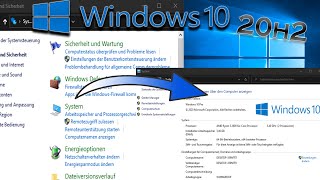 Altes Systemsteuerungs Systemfenster in Windows 10 20H2 2009 reaktivieren DeutschWQHD [upl. by Monson]